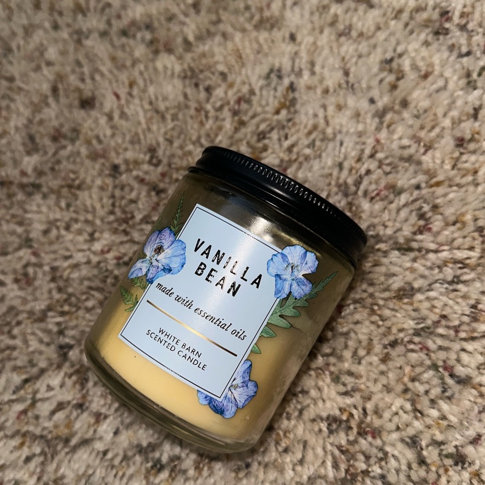 BBW single wick vanilla bean candle